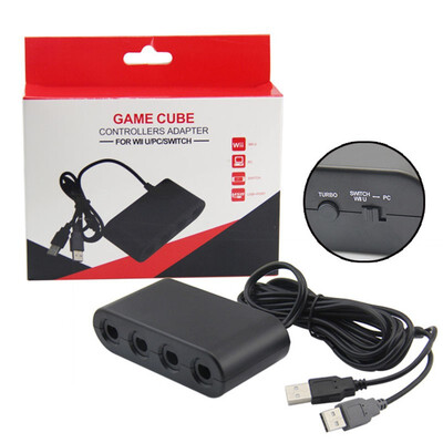 4 Ports For GameCube GC Controllers USB Adapter Converter for Nintendo WiiU PC Game Accessory For NS Switch
4 Ports For GameCube GC Controllers USB Adapter Converter for Nintendo WiiU PC Game Accessory For NS Switch