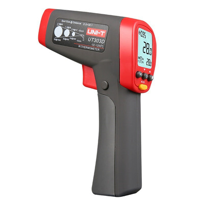 UNI-T Infrared thermometer UT303D Non Contact Laser Gun IR Thermometer LCD digital display -321250 degree pyrometer infrared
UNI-T Infrared thermometer UT303D Non Contact Laser Gun IR Thermometer LCD digital display -321250 degree pyrometer infrared