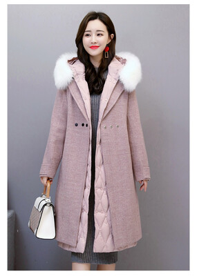 Winter 2018 new womens dress Korean version of the long hooded true fox fur collar down jacket with fur coat
Winter 2018 new womens dress Korean version of the long hooded true fox fur collar down jacket with fur coat