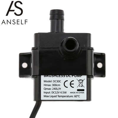 Anself Ultra-quiet Mini DC12V 45W Micro Brushless Water Oil Pump Waterproof Submersible Fountain Aquarium Circulating 240LH Lift
Anself Ultra-quiet Mini DC12V 45W Micro Brushless Water Oil Pump Waterproof Submersible Fountain Aquarium Circulating 240LH Lift