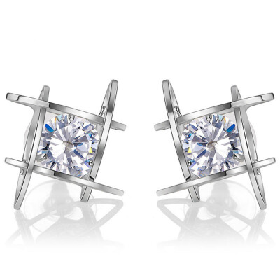 Fashion Unique Square Bright Zircon Crystal Ear Studs Alloy Earrings for Women Jewelry Accessory
Fashion Unique Square Bright Zircon Crystal Ear Studs Alloy Earrings for Women Jewelry Accessory