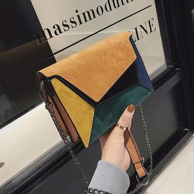 2019 New High Quality Leather Patchwork Women Messenger Bag Female Chain Strap Shoulder Bag Small Criss-Cross Ladies Flap Bag
2019 New High Quality Leather Patchwork Women Messenger Bag Female Chain Strap Shoulder Bag Small Criss-Cross Ladies Flap Bag