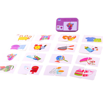 Flash Card Jigsaw Puzzle with Storage Box Shape Animal Fruit Alphabet Cognition Intelligence Early Educational Toy for Infant Todd
Flash Card Jigsaw Puzzle with Storage Box Shape Animal Fruit Alphabet Cognition Intelligence Early Educational Toy for Infant Todd