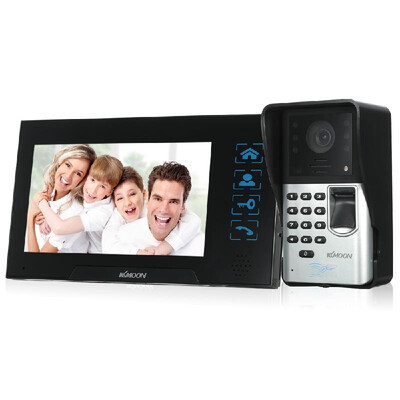 KKmoon 7 inch Wired Video Doorbell Visual Two-way Audio Intercom Fingerprint Rainproof Function IR-CUT Night Vision Remote Unlock
KKmoon 7 inch Wired Video Doorbell Visual Two-way Audio Intercom Fingerprint Rainproof Function IR-CUT Night Vision Remote Unlock