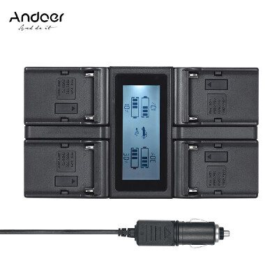 Andoer NP-FZ100 4-Channel LCD Camera Battery Charger for Sony A7III A9 A7RIII A7SIII with DC Car Charger
Andoer NP-FZ100 4-Channel LCD Camera Battery Charger for Sony A7III A9 A7RIII A7SIII with DC Car Charger