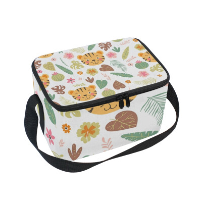 ALAZA Insulated Lunch Box Cute Tiger Lunch Bag for Men Women Portable Tote Bag Cooler Bag
ALAZA Insulated Lunch Box Cute Tiger Lunch Bag for Men Women Portable Tote Bag Cooler Bag