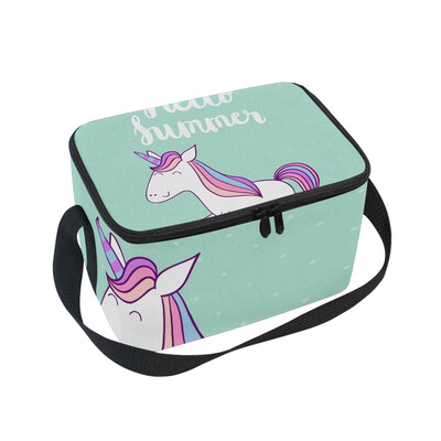 Lunch Box Insulated Lunch Bag Large Cooler Summer Smile Unicorn Tote Bagfor Kids Men Women
Lunch Box Insulated Lunch Bag Large Cooler Summer Smile Unicorn Tote Bagfor Kids Men Women
