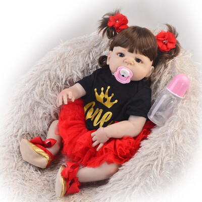 11 Inch Reborn Girl Baby Doll Full Silicone Vinyl Tiny Smiling Newborn Princess Baby Toy With Blanket Kids Birthday Gift
11 Inch Reborn Girl Baby Doll Full Silicone Vinyl Tiny Smiling Newborn Princess Baby Toy With Blanket Kids Birthday Gift