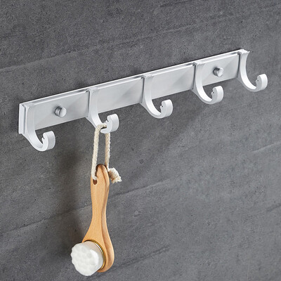 Hui Hao hanger door behind the hook thickened 5 hook space aluminum bright activity coat hook free punch hook hit hole hook HY-X801
Hui Hao hanger door behind the hook thickened 5 hook space aluminum bright activity coat hook free punch hook hit hole hook HY-X801