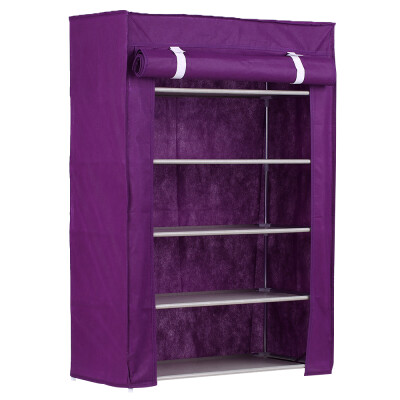 5-Tier Shoe Rack 15 Pairs Shoes Storage Organizer Cabinet with Dust-proof Non-woven Fabric Cover Purple
5-Tier Shoe Rack 15 Pairs Shoes Storage Organizer Cabinet with Dust-proof Non-woven Fabric Cover Purple