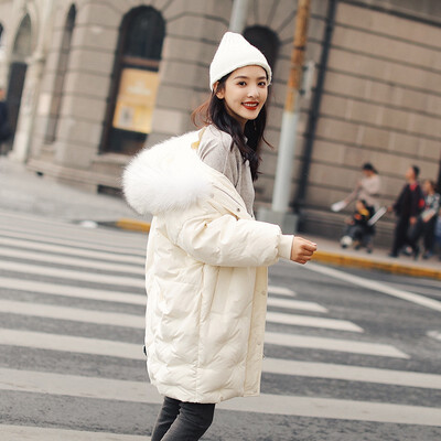 Down jacket womens long section loose fashion bread clothes light thin fur collar winter coat 90313
Down jacket womens long section loose fashion bread clothes light thin fur collar winter coat 90313