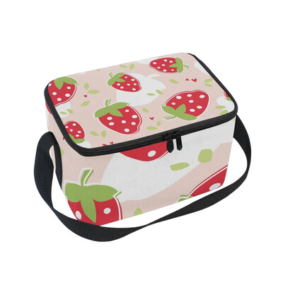 ALAZA Lunch Box Insulated Pattern With Strawberries Lunch Bag Large Cooler Tote Bagfor Men Women
ALAZA Lunch Box Insulated Pattern With Strawberries Lunch Bag Large Cooler Tote Bagfor Men Women