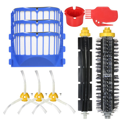 Pack of 10 Replacement Accessories Kit for iRobot Roomba 600 Series 690 691 694 650 651 664 615 601 630 Vacuum Cleaner-- Bristle B
Pack of 10 Replacement Accessories Kit for iRobot Roomba 600 Series 690 691 694 650 651 664 615 601 630 Vacuum Cleaner-- Bristle B