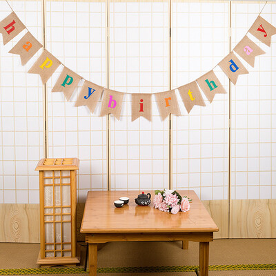 Esonmus Colorful Burlap Happy Birthday Flags Banner Birthday Party Decorations Supplies
Esonmus Colorful Burlap Happy Birthday Flags Banner Birthday Party Decorations Supplies