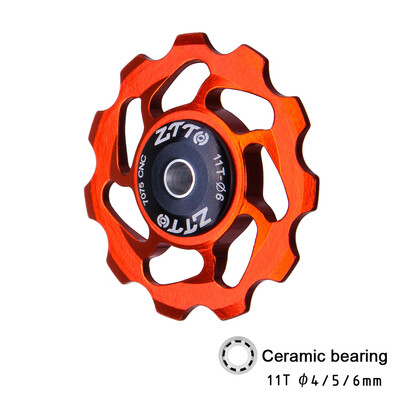 ZTTO 11T MTB Bicycle Rear Derailleur Jockey Wheel Ceramic Bearing Pulley CNC Road Bike Guide Roller Idler 4mm 5mm 6mm
ZTTO 11T MTB Bicycle Rear Derailleur Jockey Wheel Ceramic Bearing Pulley CNC Road Bike Guide Roller Idler 4mm 5mm 6mm