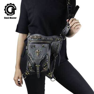 steel master Gothic Shoulder Waist Bags Punk PU Leather Fanny Pack for Men Women Victorian Crossbody Bags
steel master Gothic Shoulder Waist Bags Punk PU Leather Fanny Pack for Men Women Victorian Crossbody Bags