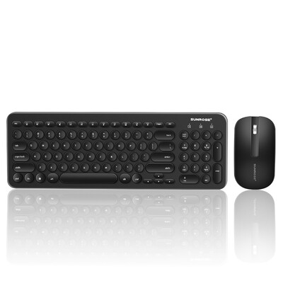 Fine Sun SUNNROSE T85 Wireless 24G Punk Key Cap Keyboard Mouse Set Notebook Desktop Universal Keyboard Set Black
Fine Sun SUNNROSE T85 Wireless 24G Punk Key Cap Keyboard Mouse Set Notebook Desktop Universal Keyboard Set Black