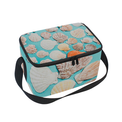 ALAZA Lunch Box Insulated Sea Shell Pattern Lunch Bag Large Cooler Tote Bagfor Men Women
ALAZA Lunch Box Insulated Sea Shell Pattern Lunch Bag Large Cooler Tote Bagfor Men Women