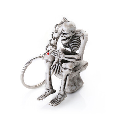 Skull Toilet Keyring Keychain Key Chain Pendant Rubber Key Holder Purse Bag Accessories Gift
Skull Toilet Keyring Keychain Key Chain Pendant Rubber Key Holder Purse Bag Accessories Gift