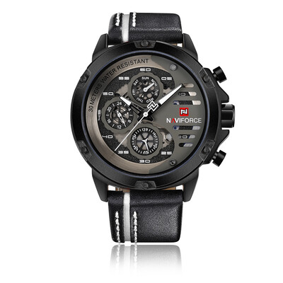 NAVIFORCE Fashion Casual Quartz Watch 3ATM Water-resistant Men Watches Luminous Genuine Leather Wristwatch Male Relogio Musculino
NAVIFORCE Fashion Casual Quartz Watch 3ATM Water-resistant Men Watches Luminous Genuine Leather Wristwatch Male Relogio Musculino