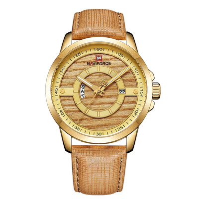 NAVIFORCE NF9151 Men Watch Quartz Leather Strap Simple Wristwatch Time Display Fashion Casual 3ATM Waterproof Date Week Luminous H
NAVIFORCE NF9151 Men Watch Quartz Leather Strap Simple Wristwatch Time Display Fashion Casual 3ATM Waterproof Date Week Luminous H