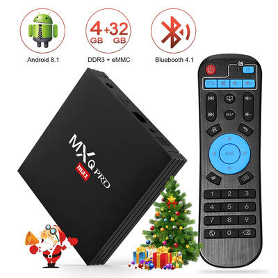 Leelbox Android 81 TV BOX 4GB RAM32GB ROM RK3328 Quad-Core Media Box Support 24GHz WiFi 64 bits H265 BT 41 USB 30
Leelbox Android 81 TV BOX 4GB RAM32GB ROM RK3328 Quad-Core Media Box Support 24GHz WiFi 64 bits H265 BT 41 USB 30