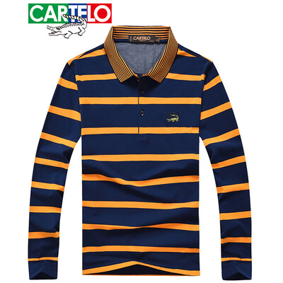 CARTELO Long Sleeve T-Shirt Male 2019 Spring New Business Casual POLO Shirt Mens Striped Lapel T-Shirt Yellow
CARTELO Long Sleeve T-Shirt Male 2019 Spring New Business Casual POLO Shirt Mens Striped Lapel T-Shirt Yellow