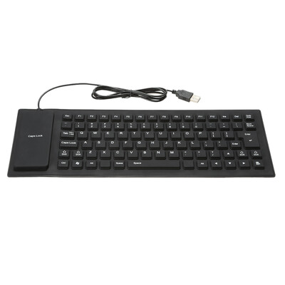 85 Keys Foldable Flexible Rollup USB Wired Silicone Keyboard Water-resistant Washable for PC Notebook Laptop Dust-resistant
85 Keys Foldable Flexible Rollup USB Wired Silicone Keyboard Water-resistant Washable for PC Notebook Laptop Dust-resistant