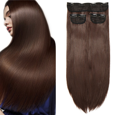 20" Inch Clip in Hair Extensions 3pcs 8 Clips Straight Silky Synthetic Full Head Hair Pieces Length50cmWeight190g
20" Inch Clip in Hair Extensions 3pcs 8 Clips Straight Silky Synthetic Full Head Hair Pieces Length50cmWeight190g