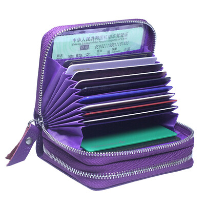 Orpheum OFLM card package female cowhide multi-card purse ladies card holder first layer leather drivers license leather case organ card KB-FQ purple
Orpheum OFLM card package female cowhide multi-card purse ladies card holder first layer leather drivers license leather case organ card KB-FQ purple