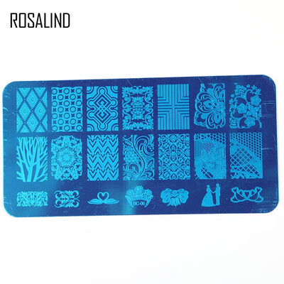 ROSALIND 1pcs 126cm Rectangle Nail Stamping Template Flowers Animal Patterns DIY Nail Designs Manicure Stamp Plate Stencils
ROSALIND 1pcs 126cm Rectangle Nail Stamping Template Flowers Animal Patterns DIY Nail Designs Manicure Stamp Plate Stencils