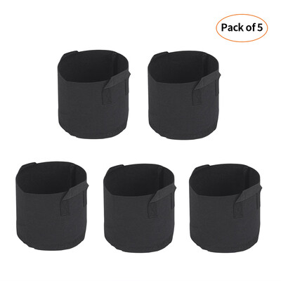 5pcsset Grow Bags with Handles Nonwoven Grow Bags Set Fabric Grow Bags Gardening Accessory
5pcsset Grow Bags with Handles Nonwoven Grow Bags Set Fabric Grow Bags Gardening Accessory