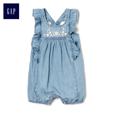 GAP flagship store baby basic layered ruffled denim jumpsuit 231405 denim color denim 52cm 0-March
GAP flagship store baby basic layered ruffled denim jumpsuit 231405 denim color denim 52cm 0-March