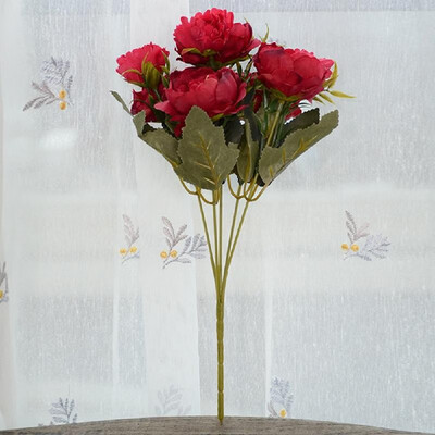 European mini peony peony simulation flower European silk flower wedding simulation plant decoration fake flower red
European mini peony peony simulation flower European silk flower wedding simulation plant decoration fake flower red