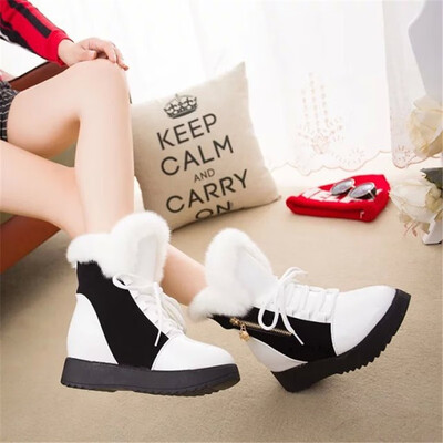 Booties womens autumn&winter new sweet thick bottom warmth increase female boots in the tube fashion simple Martin boots
Booties womens autumn&winter new sweet thick bottom warmth increase female boots in the tube fashion simple Martin boots