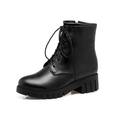 IDIFU Womens Casual Block Low Heel Platform Short Martin Boots Round Toe Lace up Ankle Booties
IDIFU Womens Casual Block Low Heel Platform Short Martin Boots Round Toe Lace up Ankle Booties