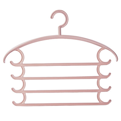 HOUYA racks 1 Pack plastic pants rack four-layer belt multi-layer rack trousers hanger storage magic pants rack non-slip mult
HOUYA racks 1 Pack plastic pants rack four-layer belt multi-layer rack trousers hanger storage magic pants rack non-slip mult