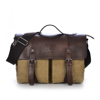 Handbags Mens Messenger Canvas leather Vintage Cover Shoulger Bag Mans Messenger bags Travel Laptop Briefcase
Handbags Mens Messenger Canvas leather Vintage Cover Shoulger Bag Mans Messenger bags Travel Laptop Briefcase
