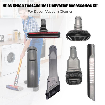 6pcs Vacuum Cleaner Brush Tool Adapter Flat Suction Parts Adapter Accessories Kit for Dyson Vacuum Cleaner
6pcs Vacuum Cleaner Brush Tool Adapter Flat Suction Parts Adapter Accessories Kit for Dyson Vacuum Cleaner