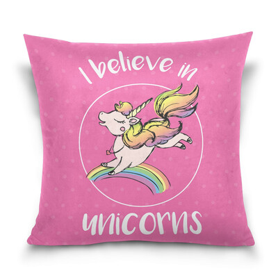 ALAZA 16 X 16 inch Pillow Case Decorative Cushion Cover Unicorn With Letters Pattern Pillowcase
ALAZA 16 X 16 inch Pillow Case Decorative Cushion Cover Unicorn With Letters Pattern Pillowcase