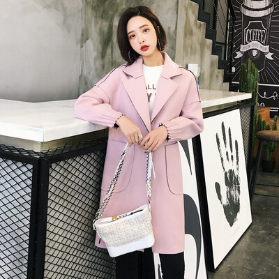 Woollen outerwear womens long - cut 2018 new autumn winter chic cocoon - shaped woolen overcoat
Woollen outerwear womens long - cut 2018 new autumn winter chic cocoon - shaped woolen overcoat