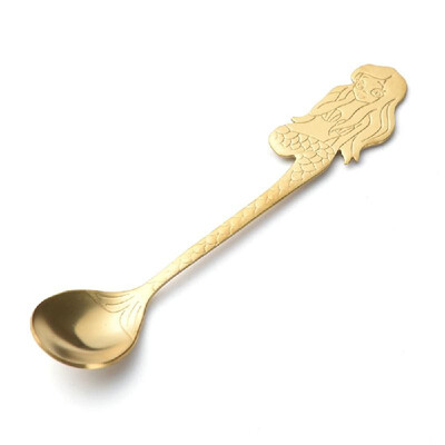 Cross-border dedicated 304 stainless steel gold-plated mermaid spoon stirring mug tea spoon hanging cup coffee spoon Paper card wi
Cross-border dedicated 304 stainless steel gold-plated mermaid spoon stirring mug tea spoon hanging cup coffee spoon Paper card wi