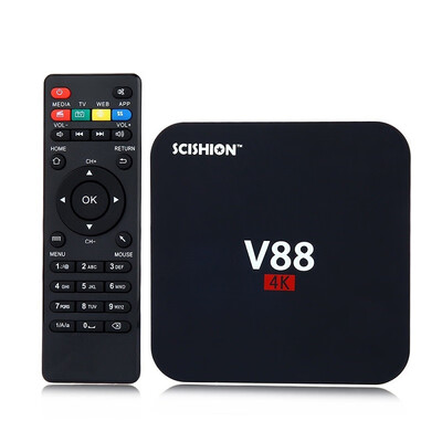 SCISHION V88 TV Box Rockchip 3229 Quad Core 4K H265 1GB DDR3 RAM 8GB eMMC ROM Mini PC
SCISHION V88 TV Box Rockchip 3229 Quad Core 4K H265 1GB DDR3 RAM 8GB eMMC ROM Mini PC