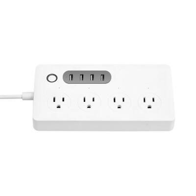 WiFi Smart Power Strip Socket Surge Protector Compatible with Alexa Google Home Voice Control Multi-Plug Timer Switch Power Strip
WiFi Smart Power Strip Socket Surge Protector Compatible with Alexa Google Home Voice Control Multi-Plug Timer Switch Power Strip