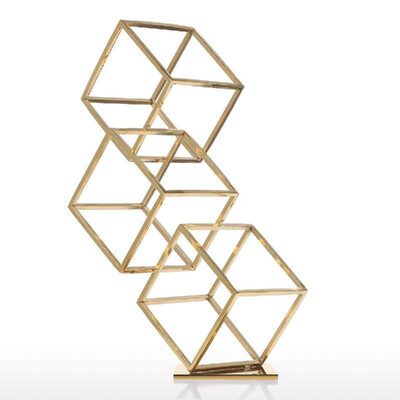 Tooarts Cube Abstract Ornament Electroplating Craft Stainless Steel Ornament Home Decor
Tooarts Cube Abstract Ornament Electroplating Craft Stainless Steel Ornament Home Decor