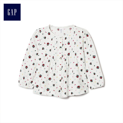 GAP flagship store female young print pleated round neck long sleeve shirt 399240 printing 3YRS
GAP flagship store female young print pleated round neck long sleeve shirt 399240 printing 3YRS