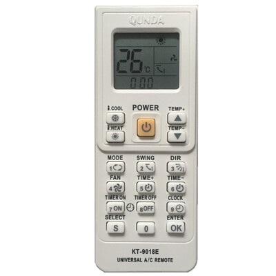 Universal air conditioner remote control KT-9018e for lg hisense haier toshiba sanyo sony panasonic gree jvc york air conditioning
Universal air conditioner remote control KT-9018e for lg hisense haier toshiba sanyo sony panasonic gree jvc york air conditioning