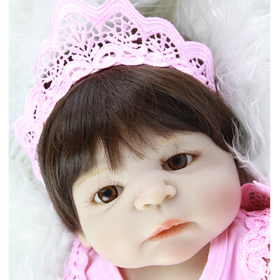 Fashion Collectible Reborn Dolls 23" 57cm Baby Reborn de Silicone 100 Handmade Realistic Baby Doll For Toddler Menina Brinquedo
Fashion Collectible Reborn Dolls 23" 57cm Baby Reborn de Silicone 100 Handmade Realistic Baby Doll For Toddler Menina Brinquedo