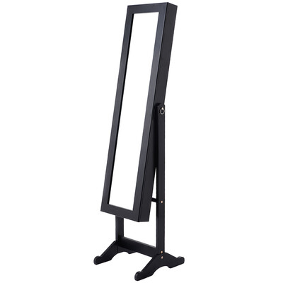 New Mirrored Jewelry Cabinet Armoire Mirror Organizer Storage Box Ring w Stand-Black
New Mirrored Jewelry Cabinet Armoire Mirror Organizer Storage Box Ring w Stand-Black