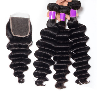 Amazing Star Loose Wave Lace Closure with Bundles Free Part Malaysian Virgin Human Hair Bundles with 4x4 Closure
Amazing Star Loose Wave Lace Closure with Bundles Free Part Malaysian Virgin Human Hair Bundles with 4x4 Closure